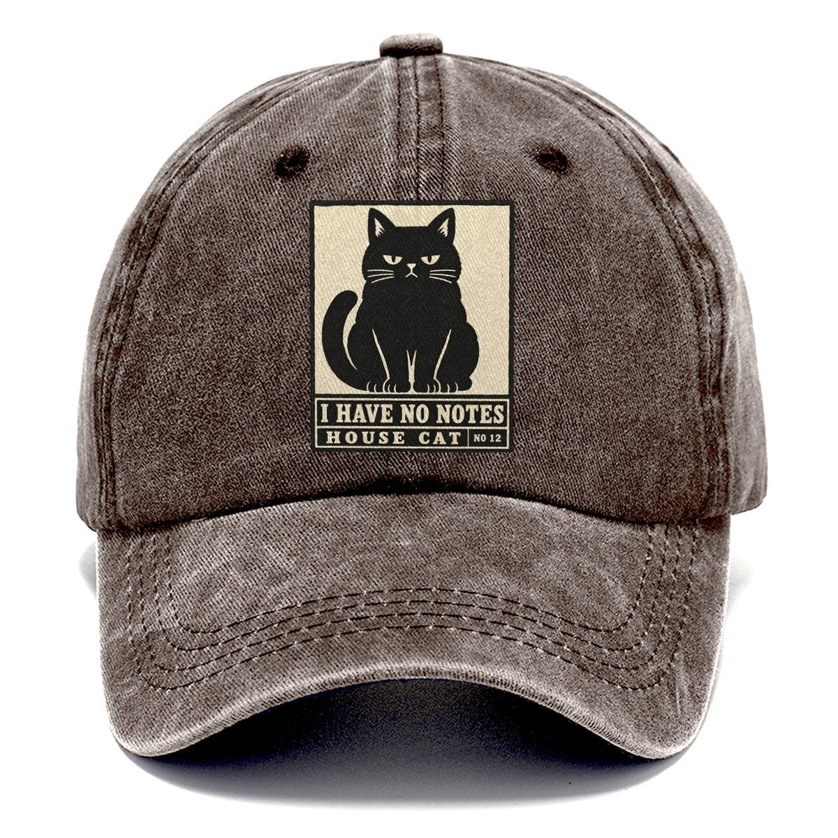 I Have No Notes Neko Says No Classic Cap – Brown