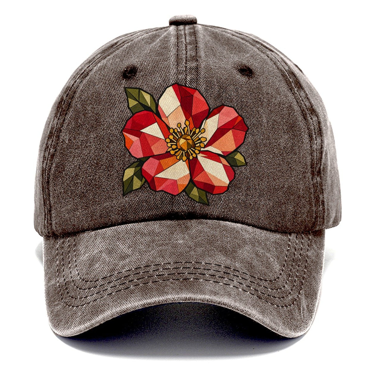 Wild Rose Wildwood Mosaic Classic Cap – Brown