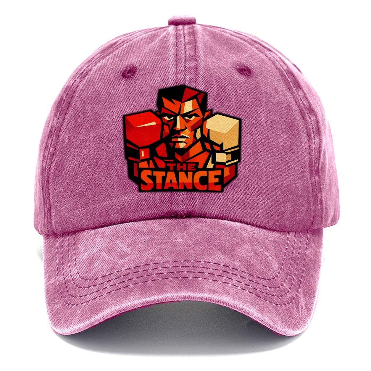 Boxer Squared Up Gloves Raised Two Classic Cap – Dusty Rose
