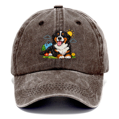 Bernese Mountain Dog Classic Cap – Brown