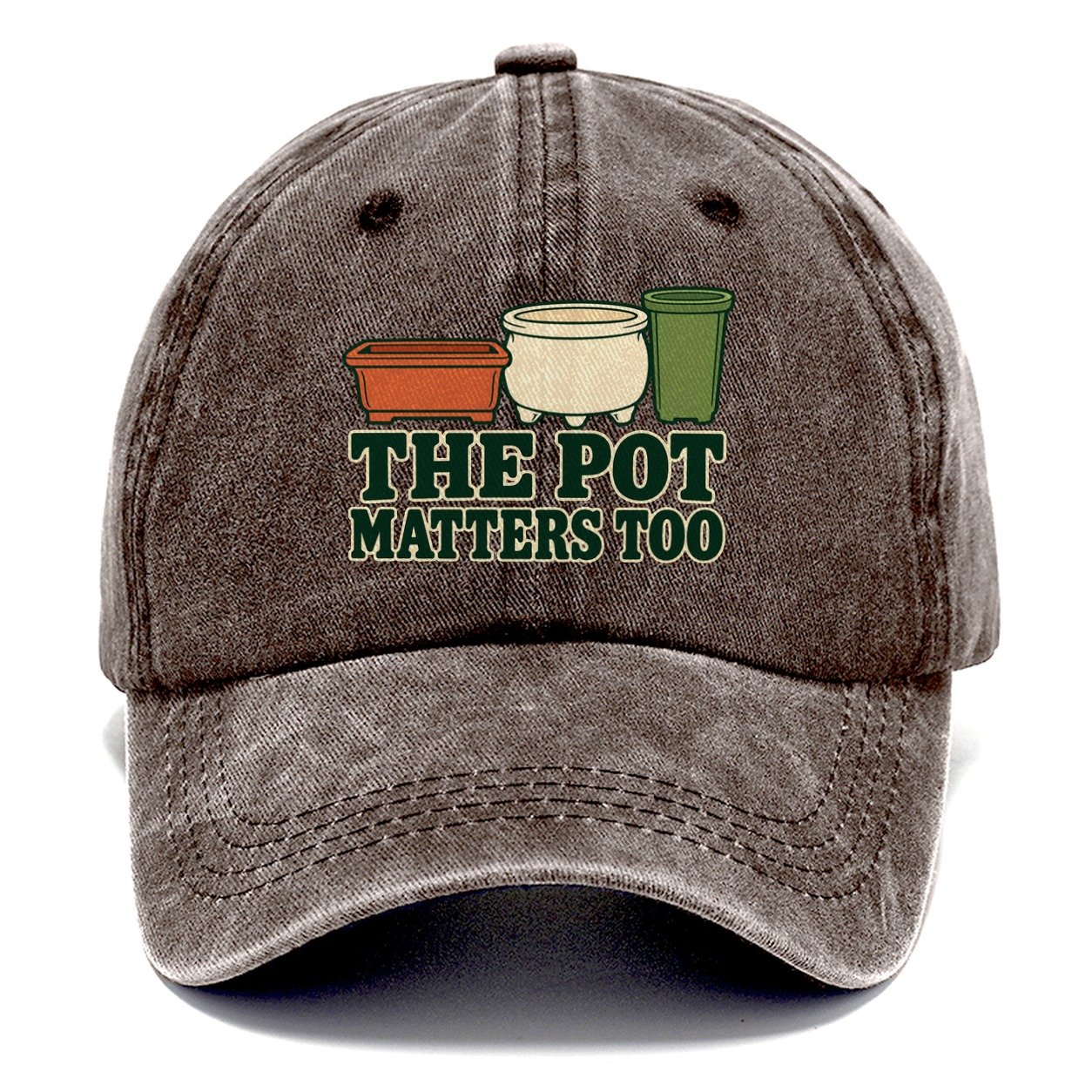 The Pot Matters Too Bonsai Classic Cap – Brown