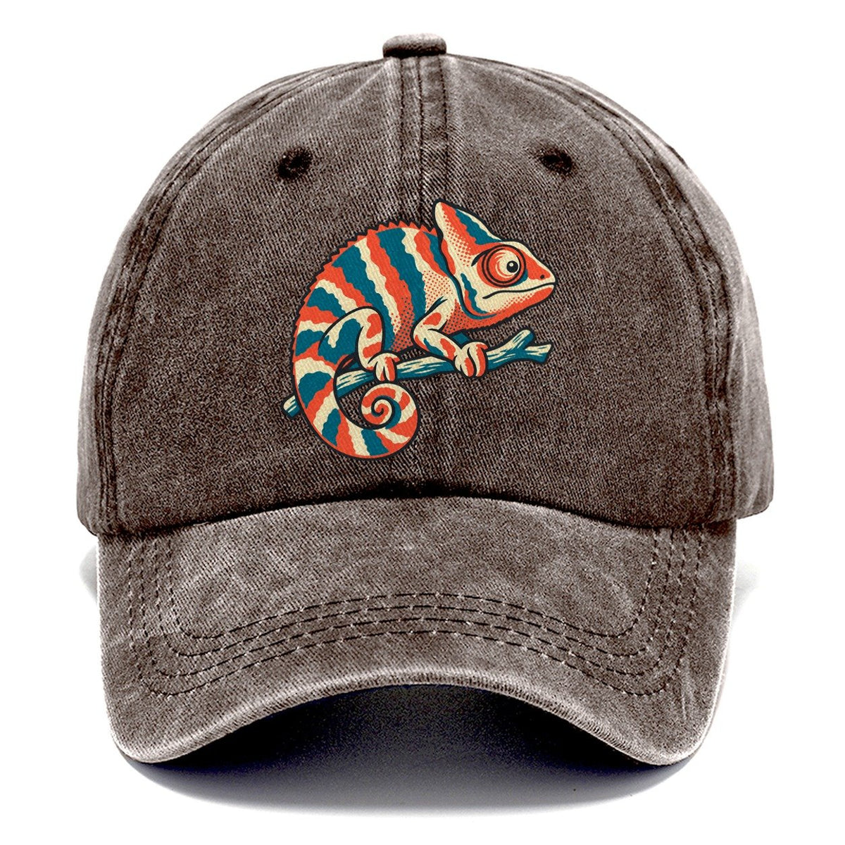 Chameleon Branch Loop Classic Cap – Brown