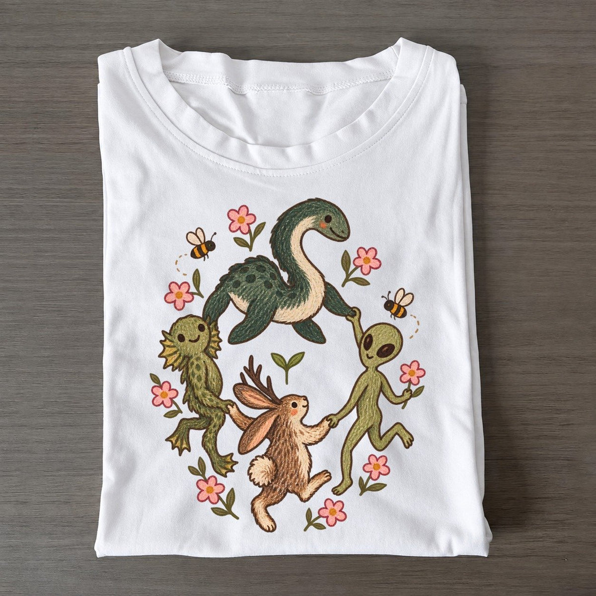 Spring Thaw Cryptid Hoedown Classic T-shirt – White