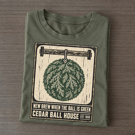 Cedar Ball House Izakaya Rules Classic T-shirt – Army Green