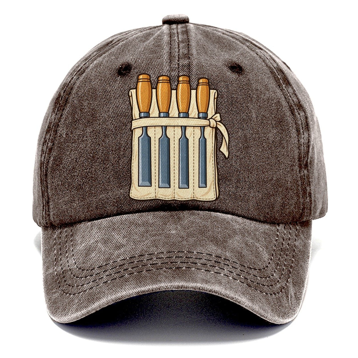 Chisel Roll Woodworking Classic Cap – Brown