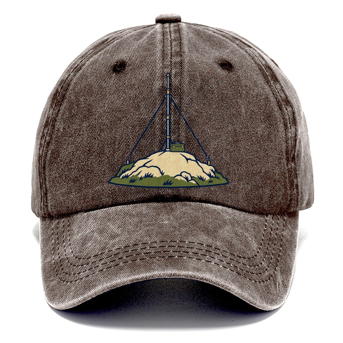 Hilltop Portable Station Amateur Radio Classic Cap – Brown