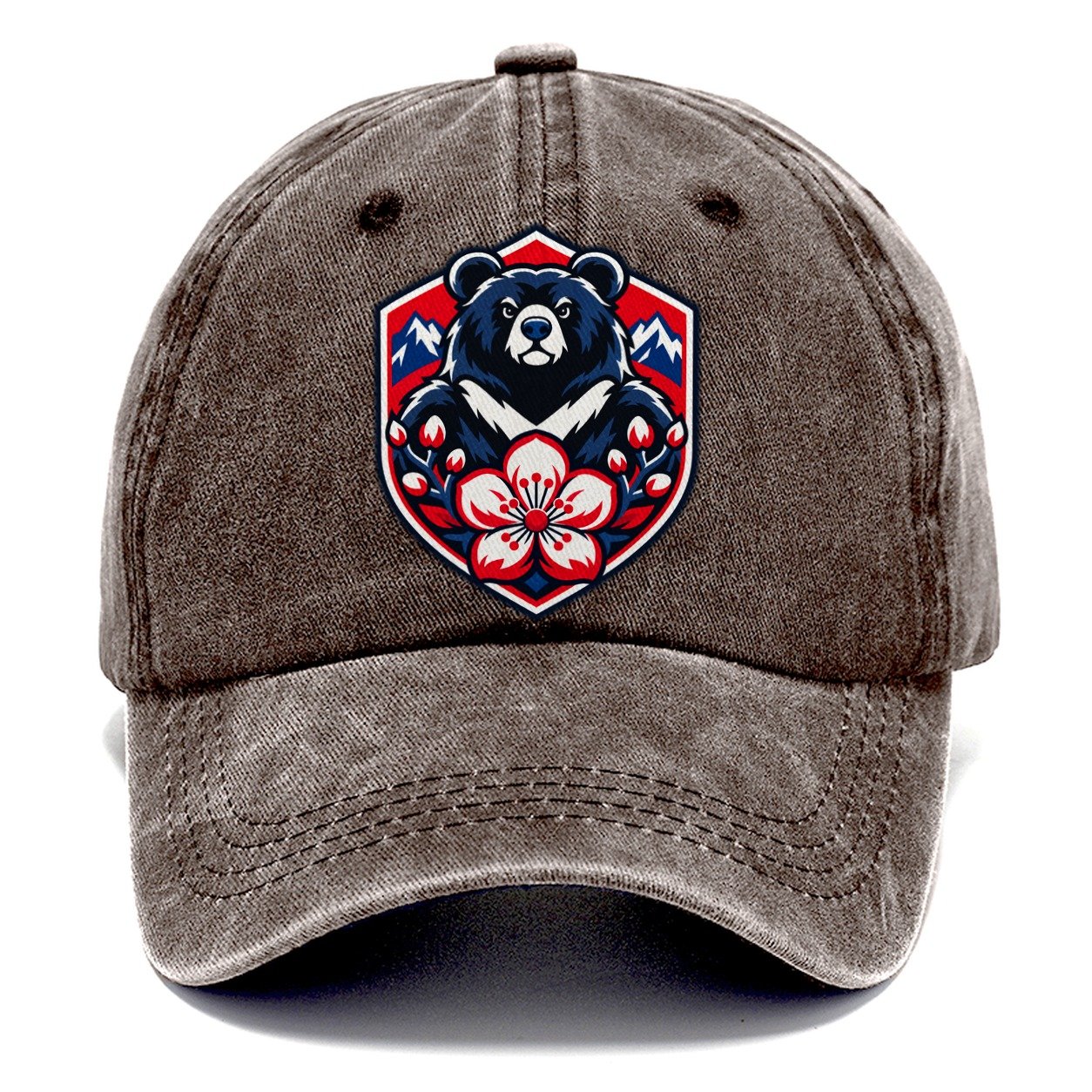 Taiwan Minimal Emblem Country Logos Classic Cap – Brown