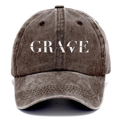Grace Grave Split Feelings Classic Cap – Brown