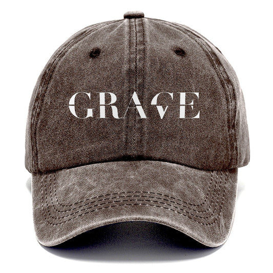 Grace Grave Split Feelings Classic Cap – Brown