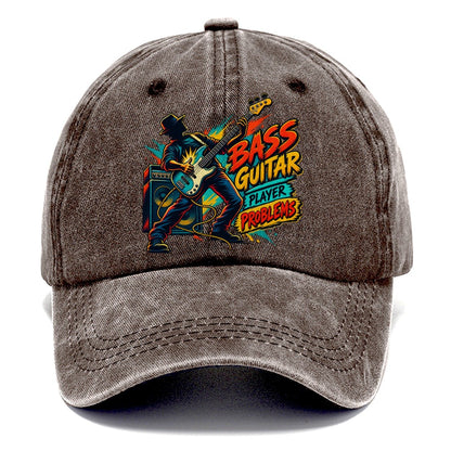 Bass Guitar Player Problems Music Instruments Classic Cap – Brown