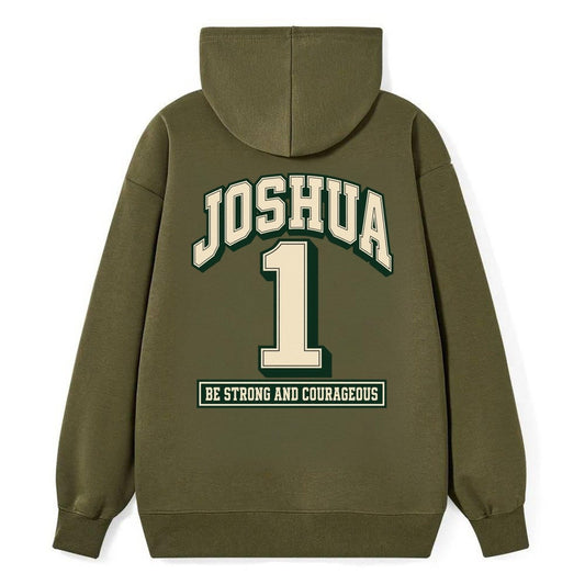 Joshua 1 Varsity Chapel Varsity Classic Pullover Hoodie – Armygreen