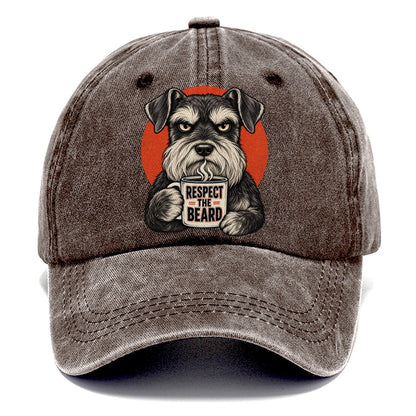 Miniature Schnauzer Mug Truths Dog Mug Truths Classic Cap – Brown