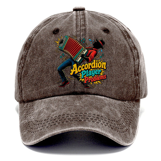 Accordion Player Problems Music Instruments Classic Cap – Brown
