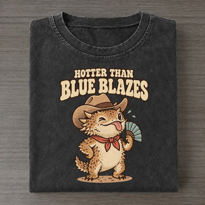 Hotter Than Blue Blazes Well I Declare Vintage T-shirt – Black