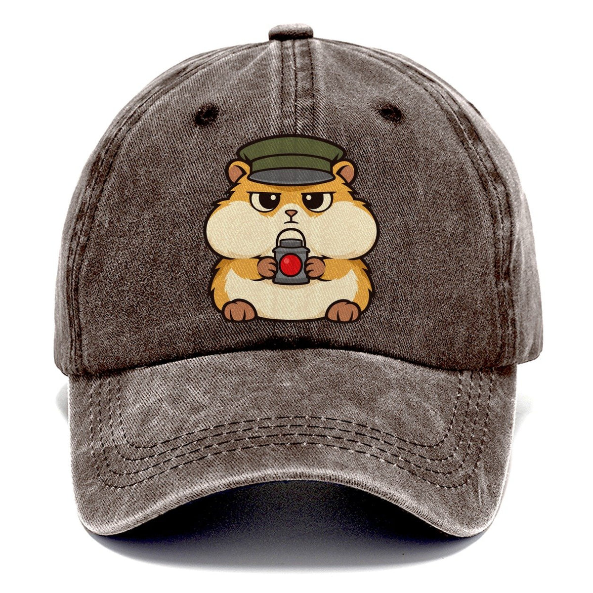 Hamster Station Master Model Railways Classic Cap – Brown