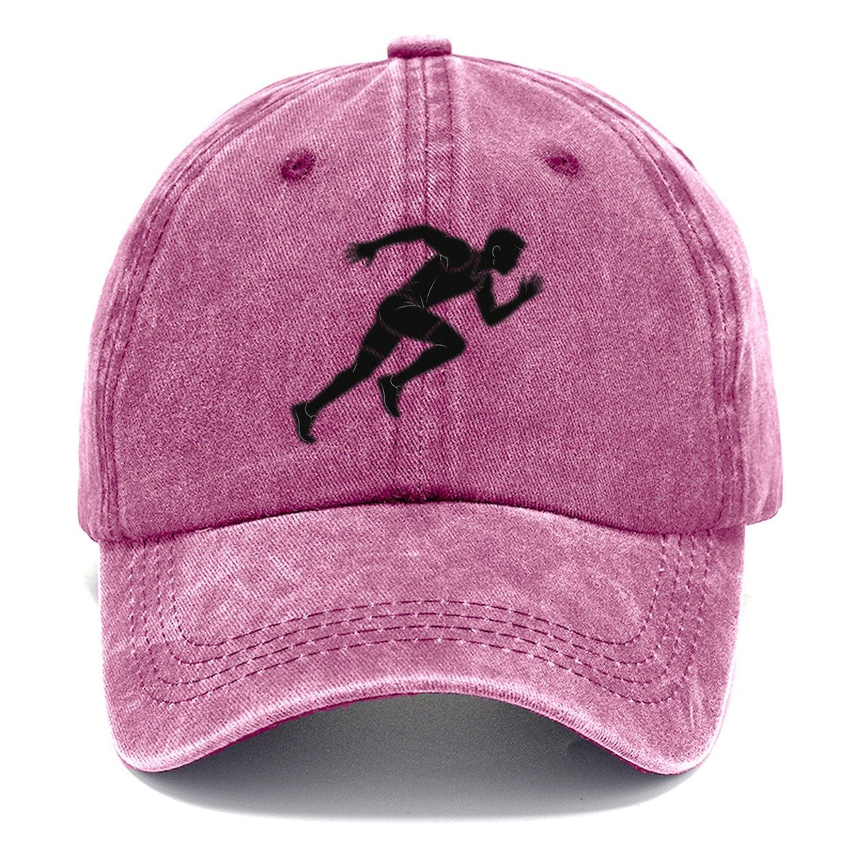 Sprinting Runner Silhouette Classic Cap – Dusty Rose