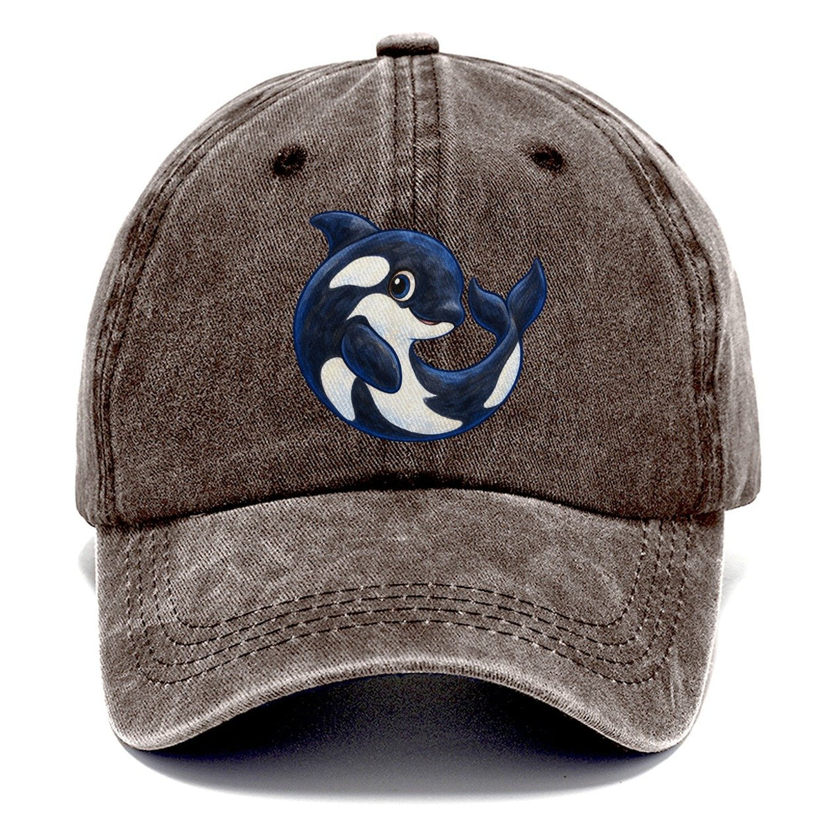 Orca Moon Curl Sea Sprite Classic Cap – Brown