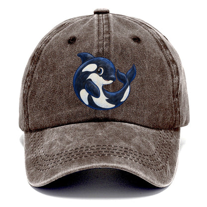 Orca Moon Curl Sea Sprite Classic Cap – Brown