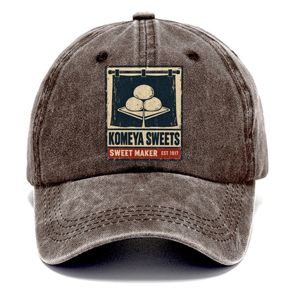 Komeya Sweet Shop Noren Trade Co Classic Cap – Brown