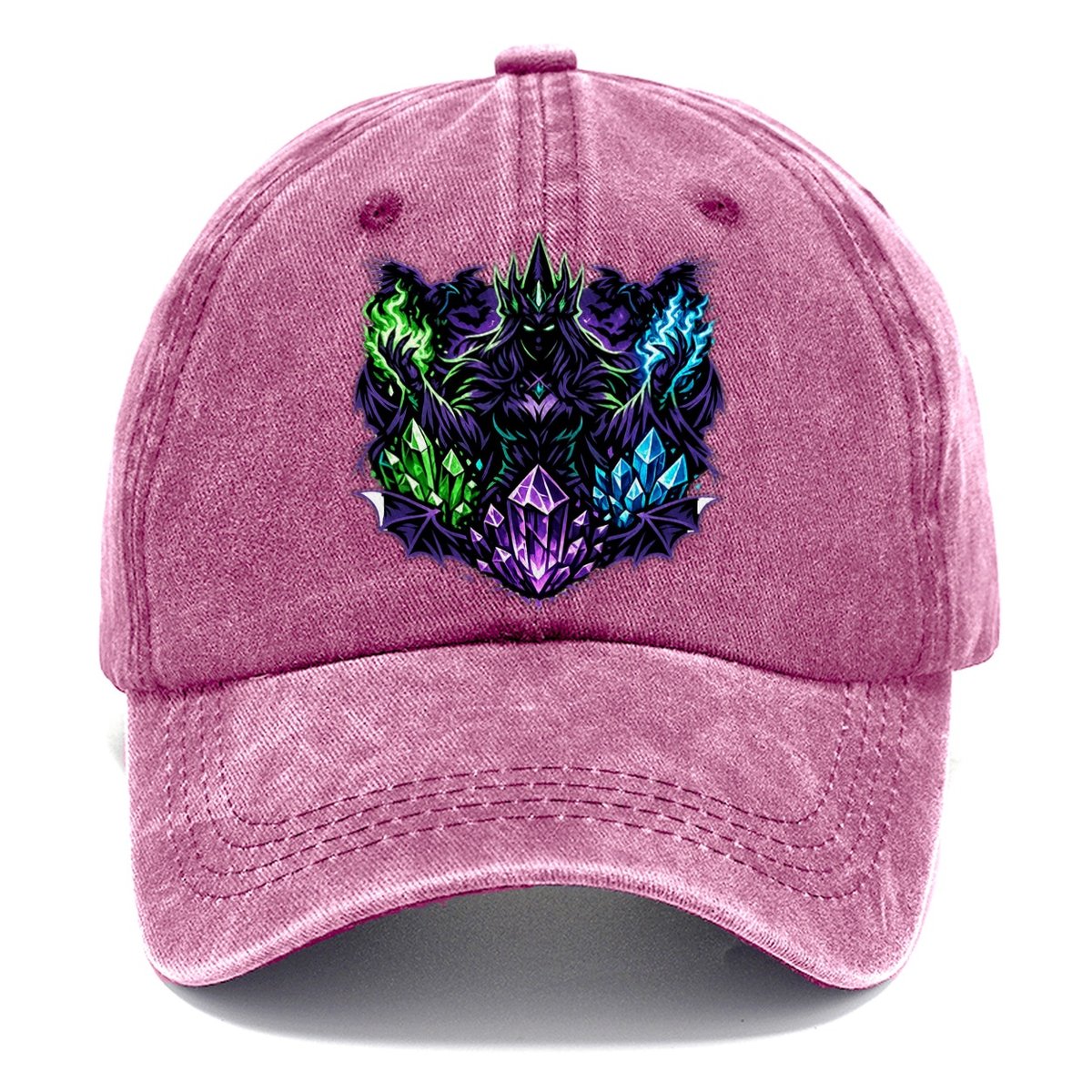 Dark Sorceress Crystal Classic Cap – Dusty Rose