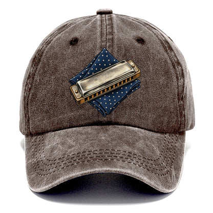 Harmonica Indigo Fold Pastimes Companions Classic Cap – Brown
