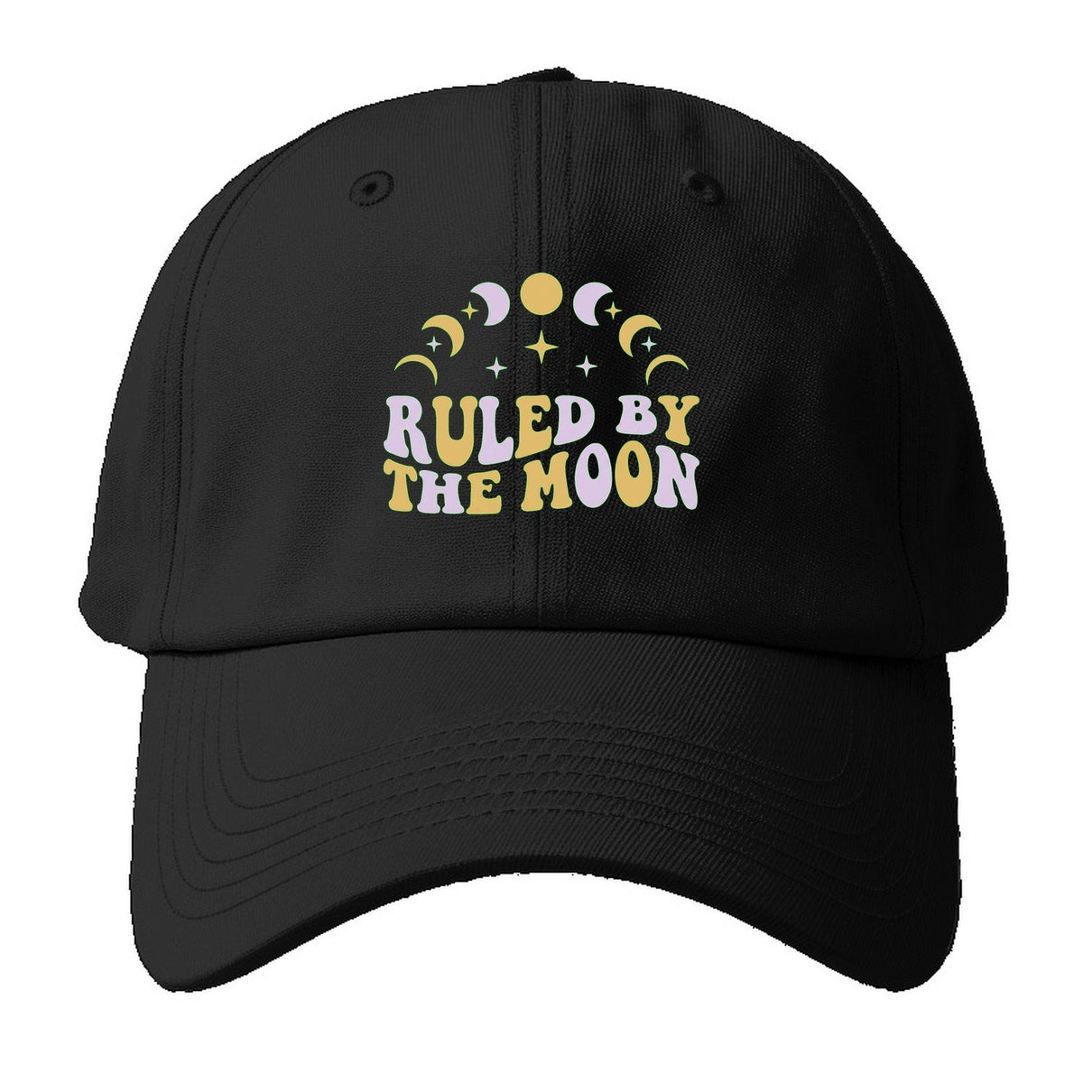 Ruled By The Moon Witch Baseball Cap – Black