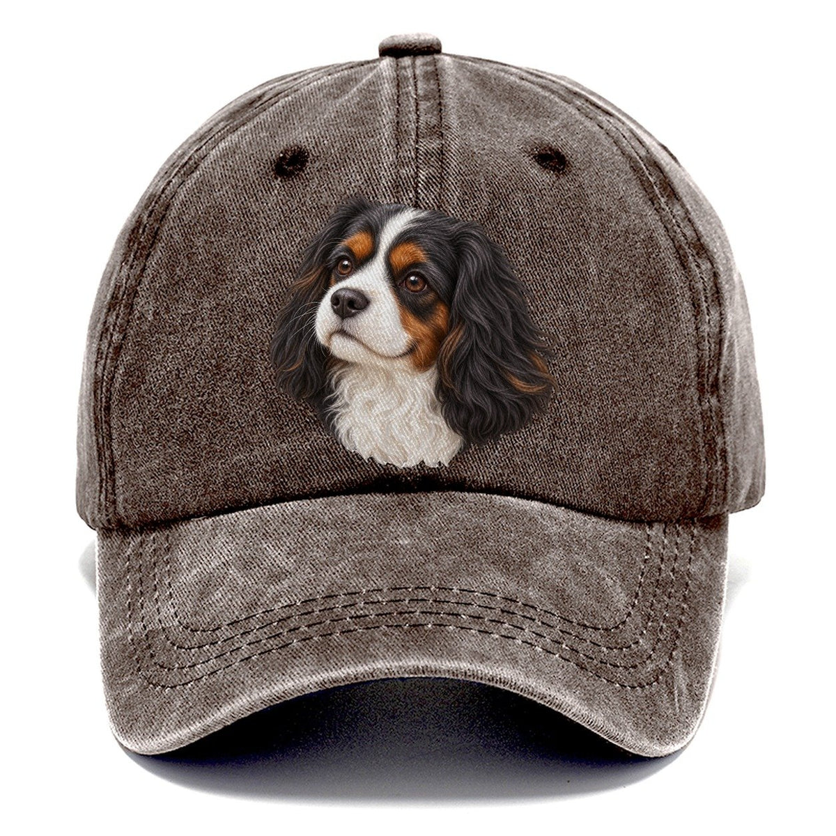 Cavalier Tricolour Smile Pastimes Companions Classic Cap – Brown