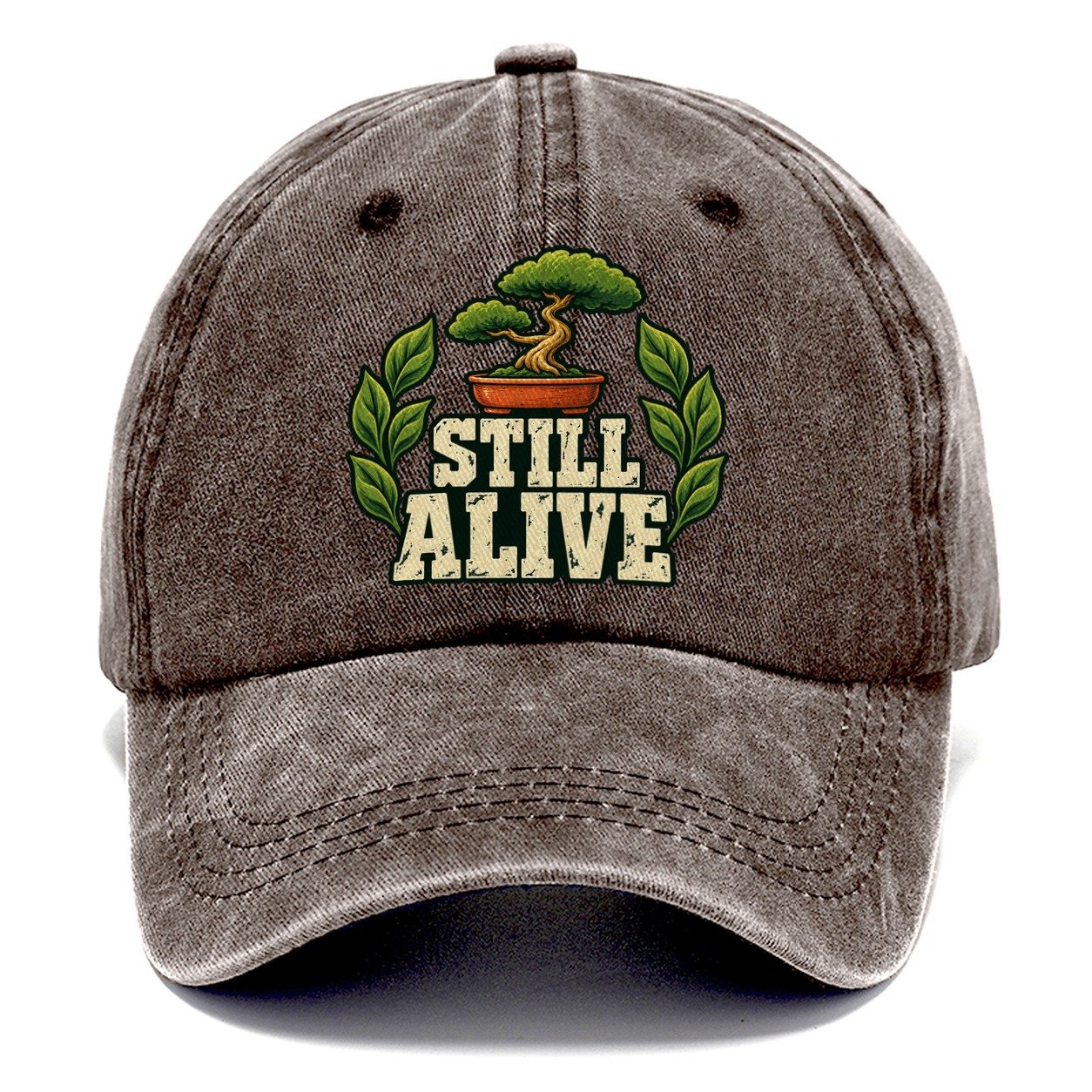 Still Alive Bonsai Classic Cap – Brown