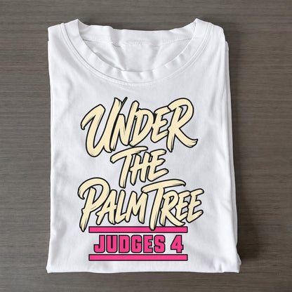 Under The Palm Tree Daughters Of Deborah Classic T-shirt – White