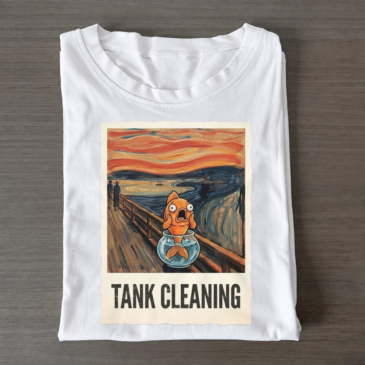 Goldfish Scream Tank Cleaning Scream Classic T-shirt – White