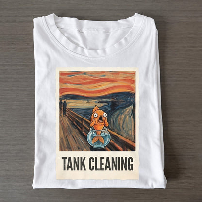 Goldfish Scream Tank Cleaning Scream Classic T-shirt – White