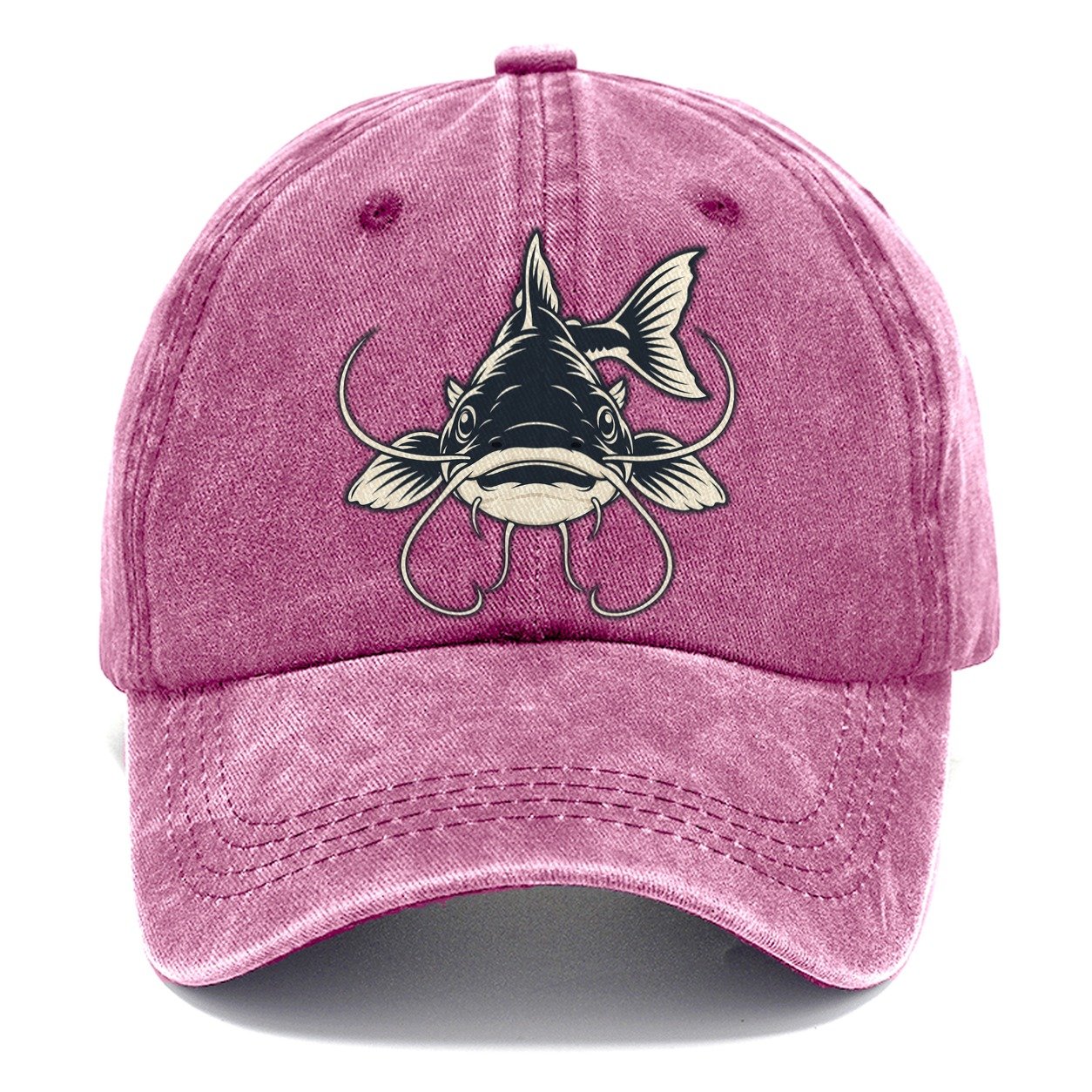 Catfish Whiskers Fishing Elegant Classic Cap – Dusty Rose