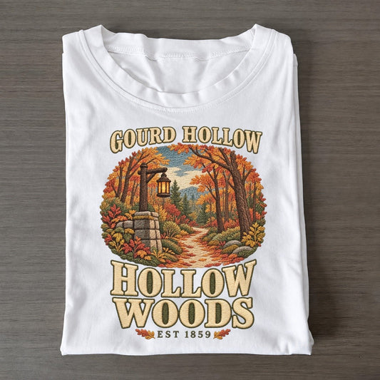 Hollow Woods Gourd Hollow Classic T-shirt – White