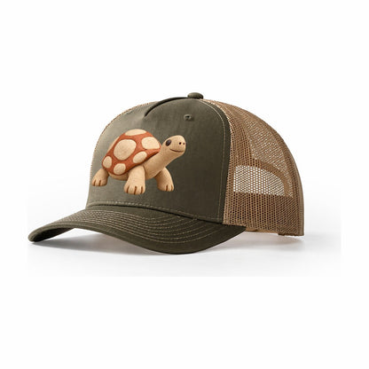 Tortoise Slow Reach Trucker Hat – Olive Khaki