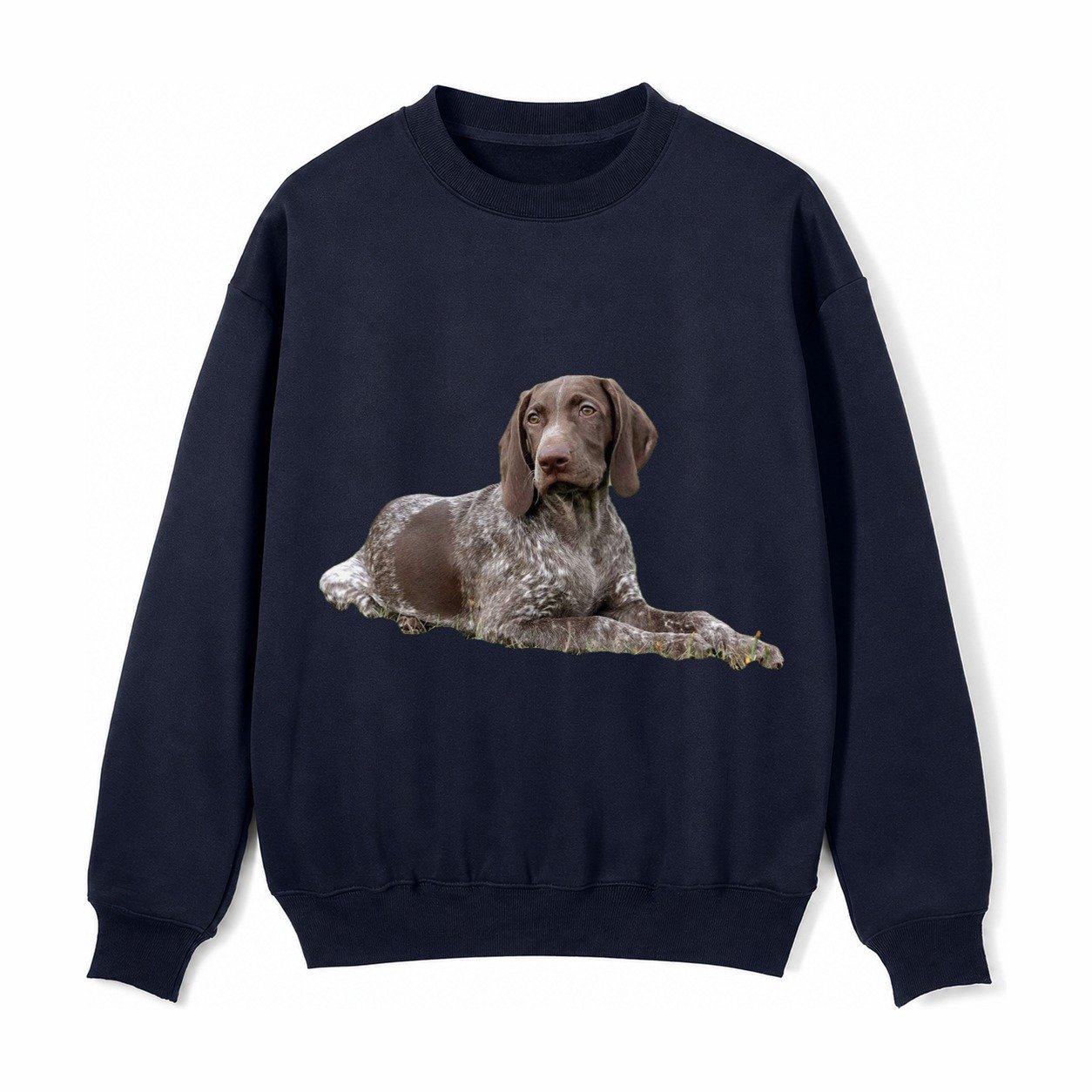 German Shorthaired Pointer 2 Fleece Sweatshirt – Navy Blue