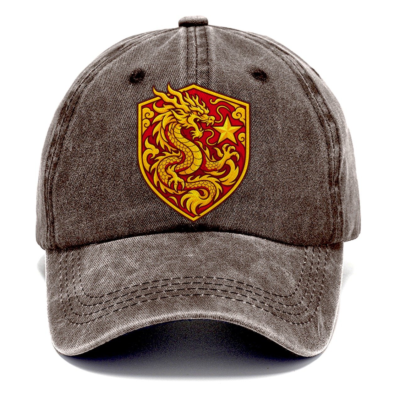 Vietnam Minimal Emblem Country Logos Classic Cap – Brown