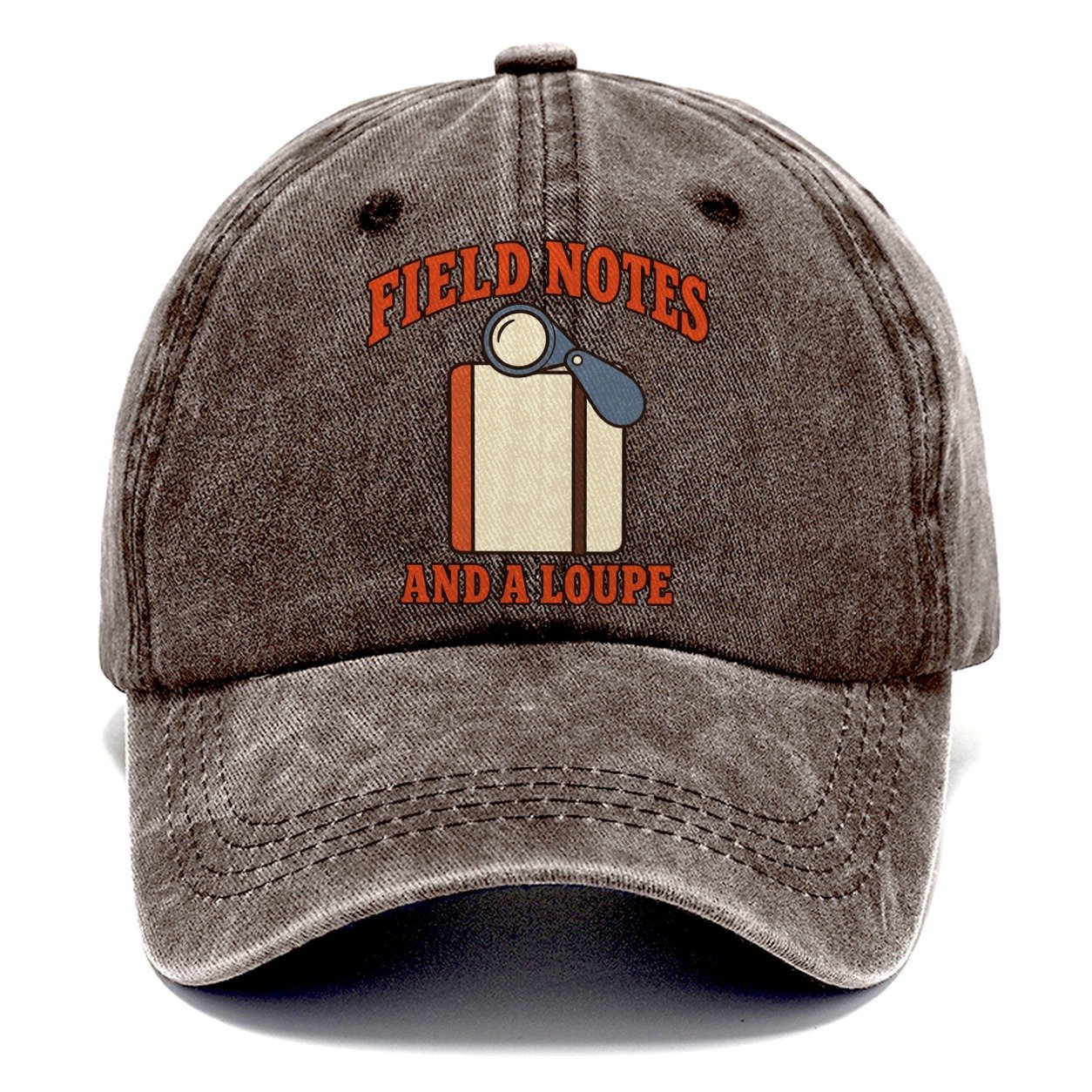 Field Notebook And Loupe Rocks And Minerals Classic Cap – Brown
