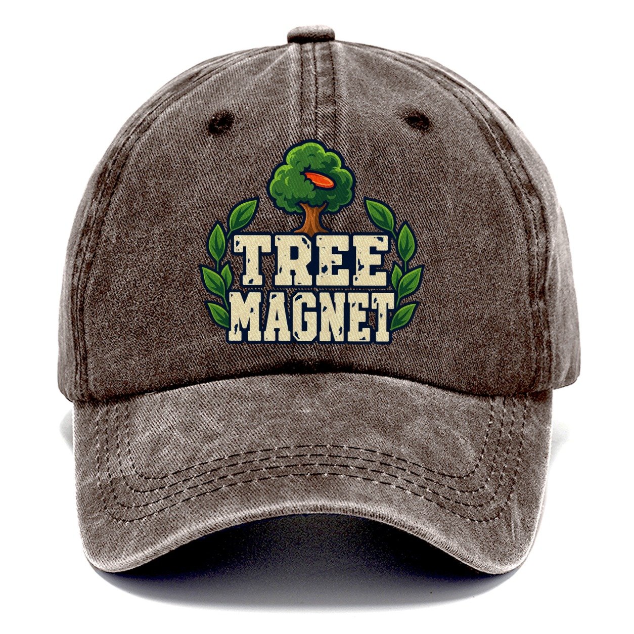 Tree Magnet Disc Golf Classic Cap – Brown