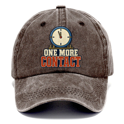 One More Contact Amateur Radio Classic Cap – Brown