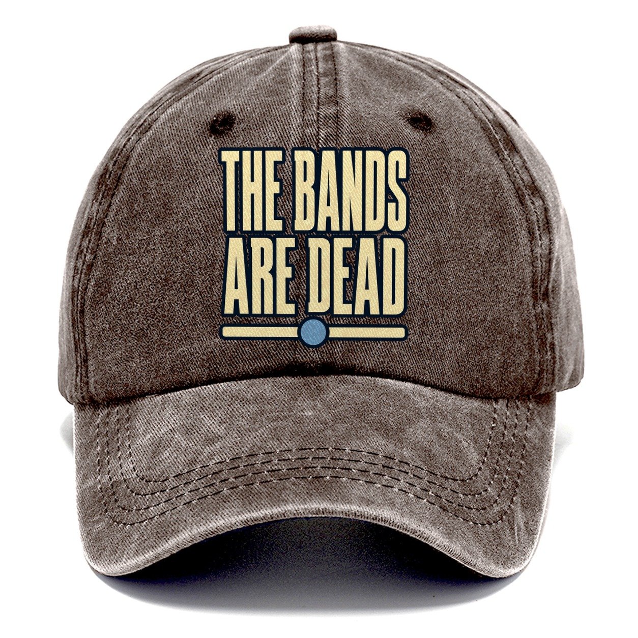The Bands Are Dead Amateur Radio Classic Cap – Brown