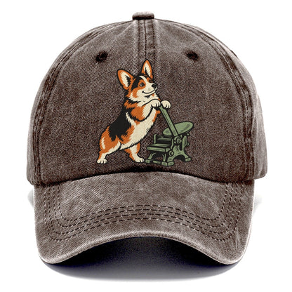 Corgi Letterpress Sundown Familiars Classic Cap – Brown