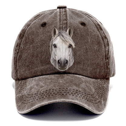 Grey Horse Windblown Forelock Pastimes Companions Classic Cap – Brown