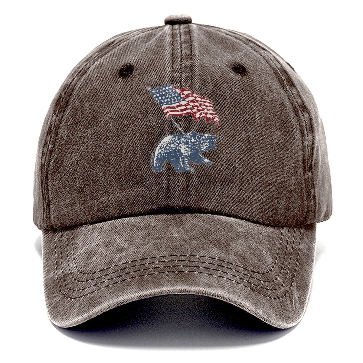 Bear Flag Logo Classic Cap – Brown