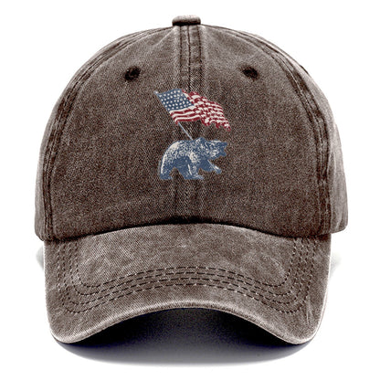 Bear Flag Logo Classic Cap – Brown