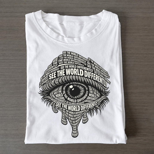 Iris In Motion Phrase Silhouette Classic T-shirt – White