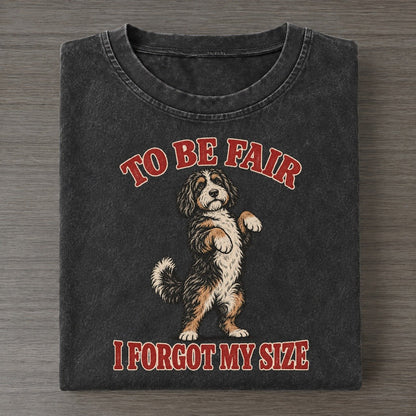Bernedoodle Dog Declarations Vintage T-shirt – Black