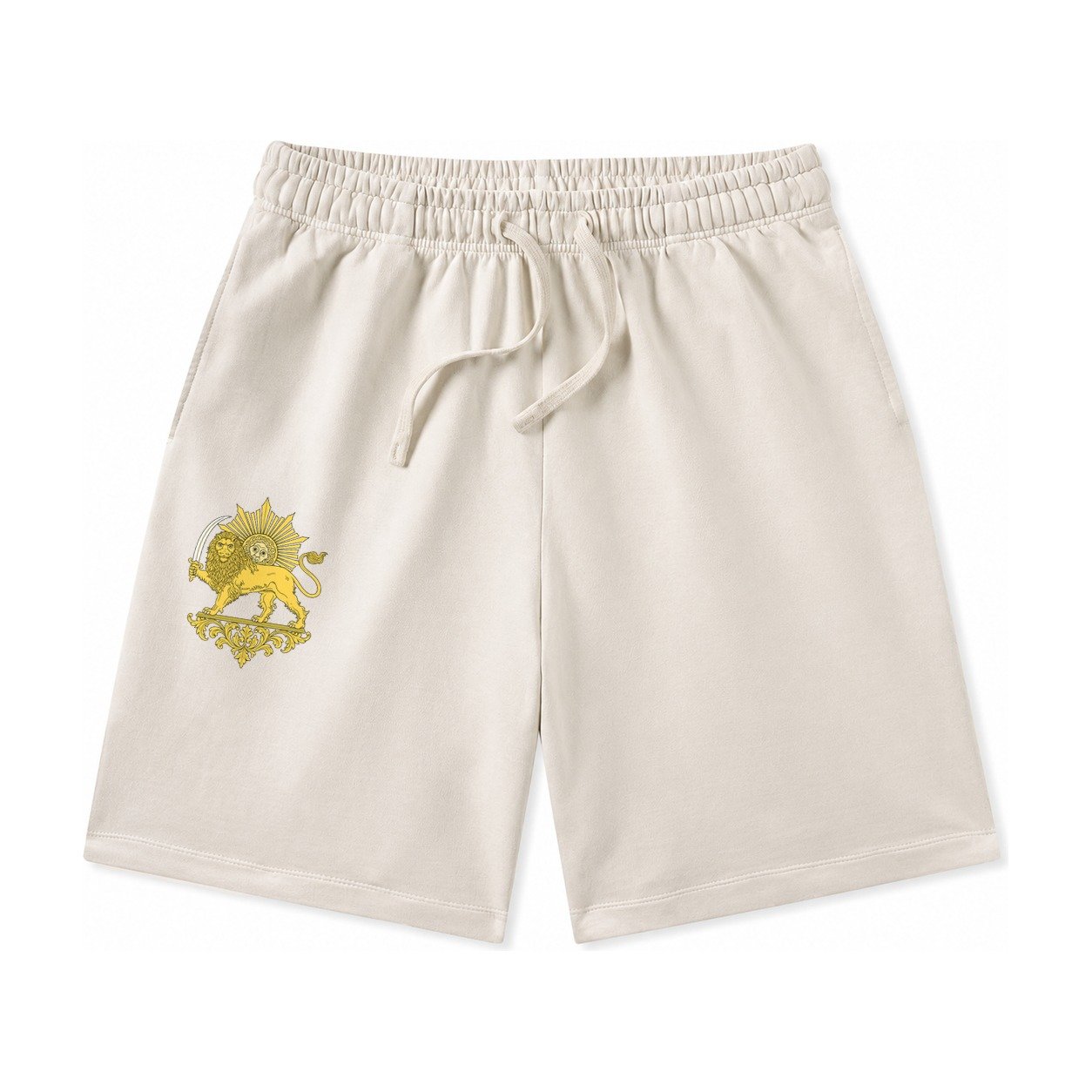 Shir O Khorshid Washed Shorts – Beige
