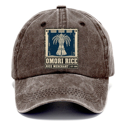 Omori Rice Merchants Noren Trade Co Classic Cap – Brown