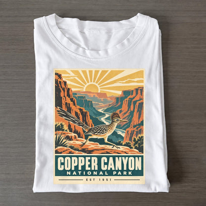 Copper Canyon Nowhere National Parks Classic T-shirt – White