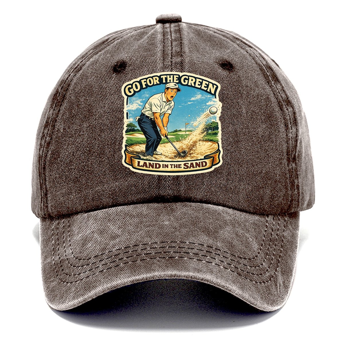 Land In The Sand Classic Cap – Brown